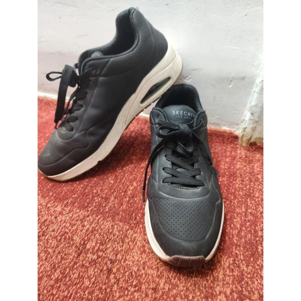 Skechers Street Los Angeles Uno Stand On Air Black EU 42 5 US 9.5 SN 52458 - Picture 2 of 5